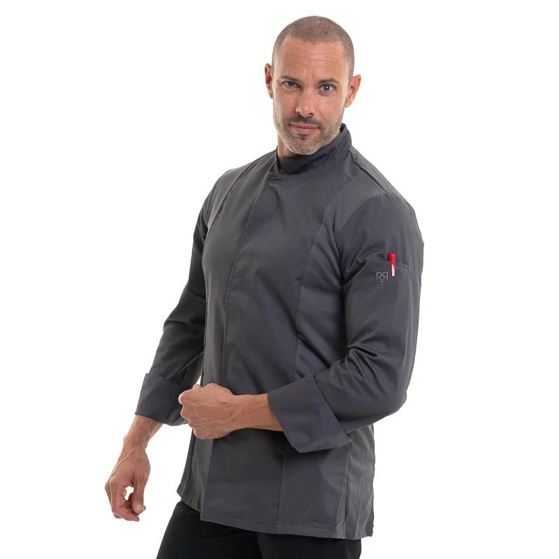 Veste de Cuisine Manches Longues Siaka Blanc - ROBUR - Image 2