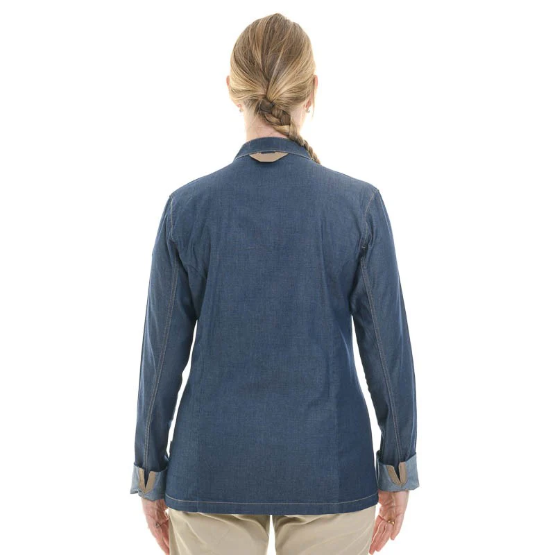 Veste de Cuisine Monge Femme Jean Denim Manches Longues - LAFONT CUISINE - Image 3