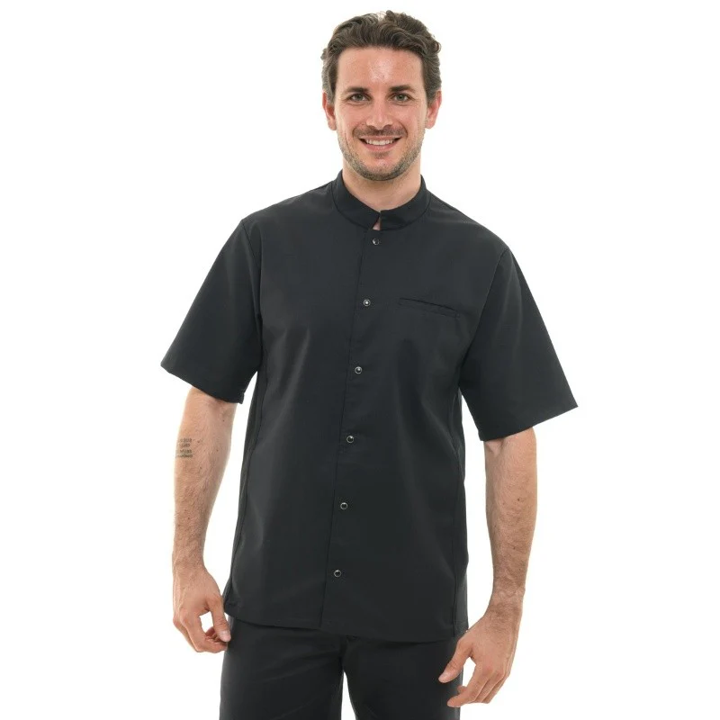 Veste de Cuisine Nevada Noir - MANELLI
