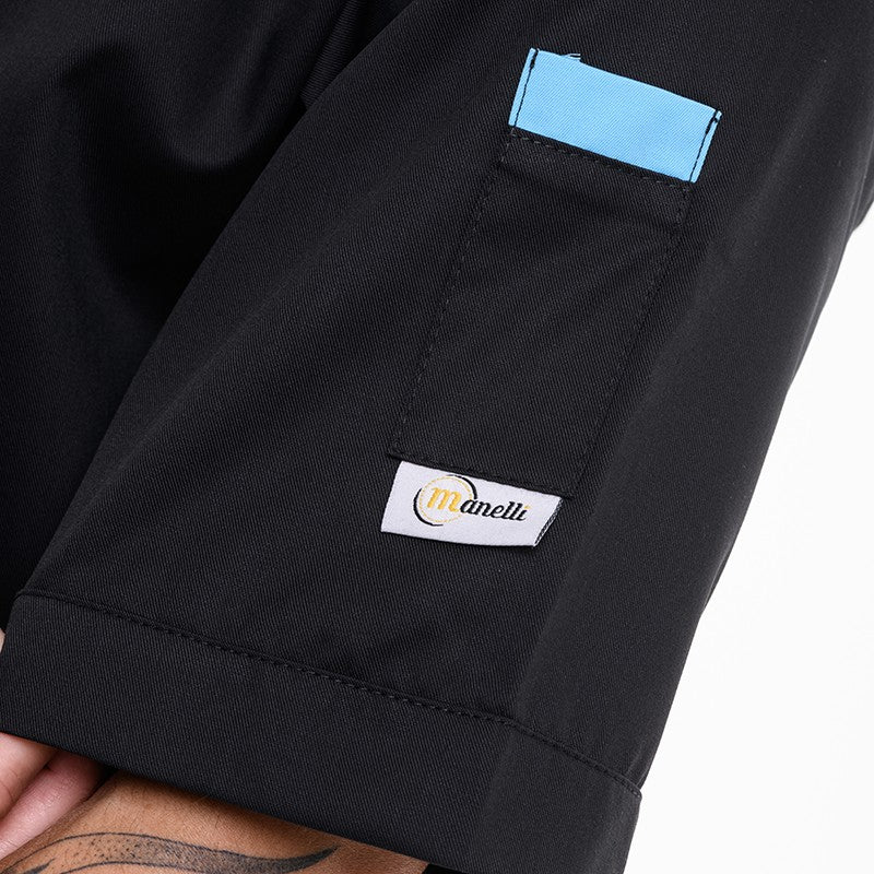 Veste de Cuisine Homme Dual Noir Bleu - MANELLI - Image 9