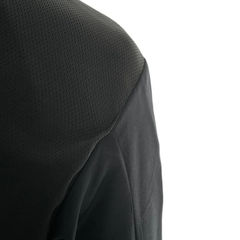 Veste de Cuisine Microfibre Noire Liseré Blanc Cesare - EGOCHEF - Image 4