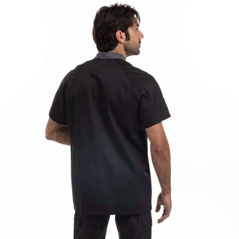 Veste de Cuisine Noire et Rouge Duo - MANELLI - Image 15