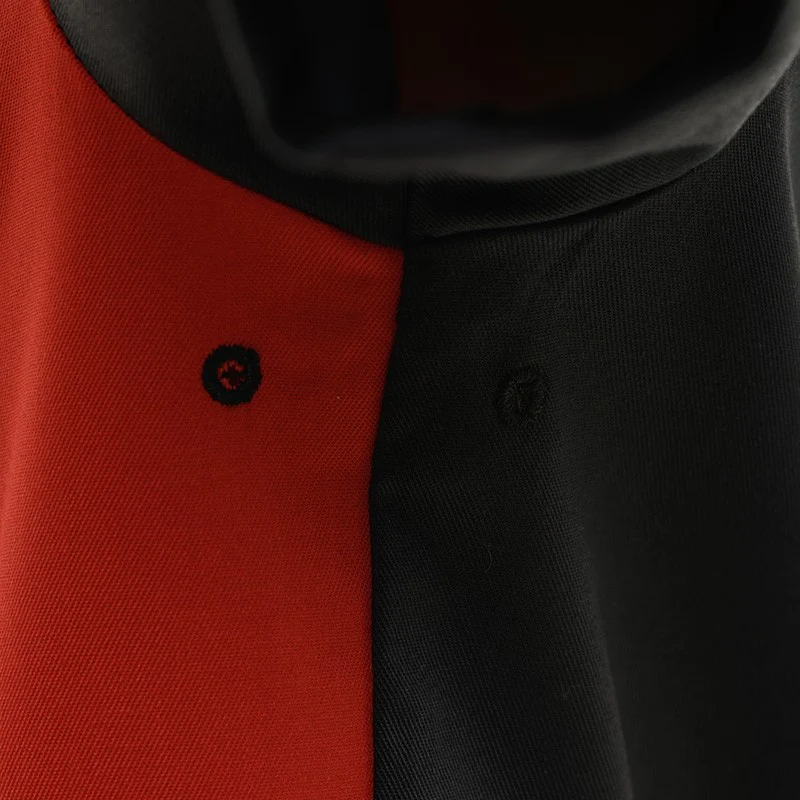 Veste de Cuisine Noire et Rouge Duo - MANELLI - Image 8