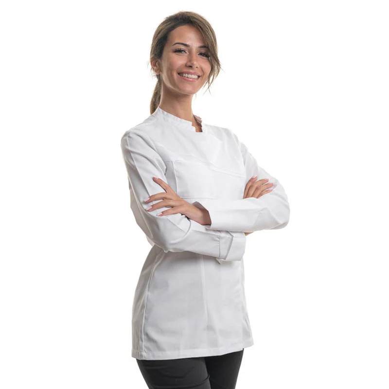 Veste de Cuisine Noire Double Col Nutmeg Femme - LAFONT CUISINE - Image 8