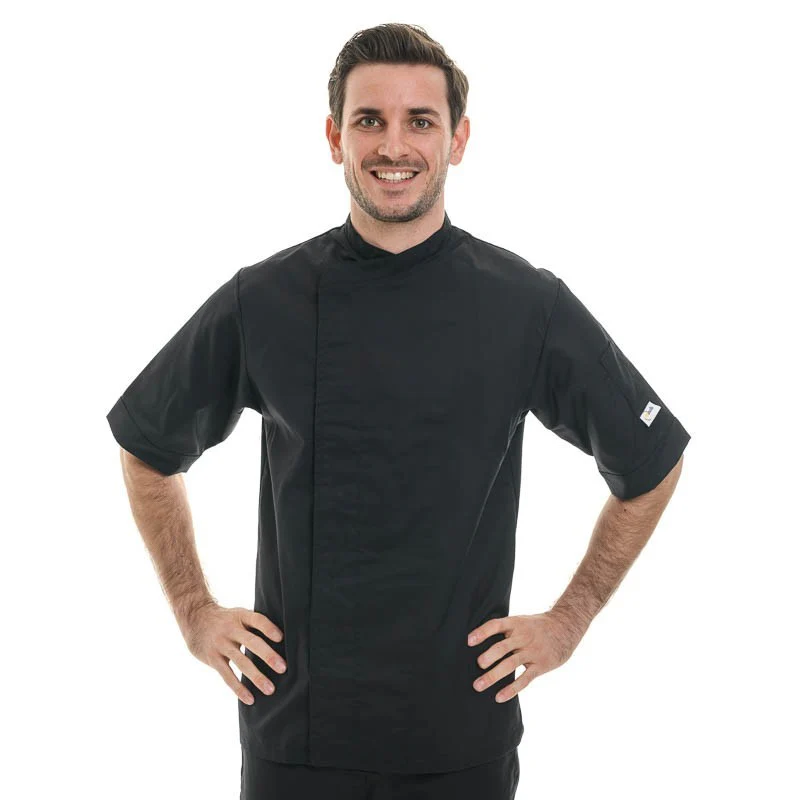 Veste de Cuisine Noire Manches Longues - MANELLI - Image 5