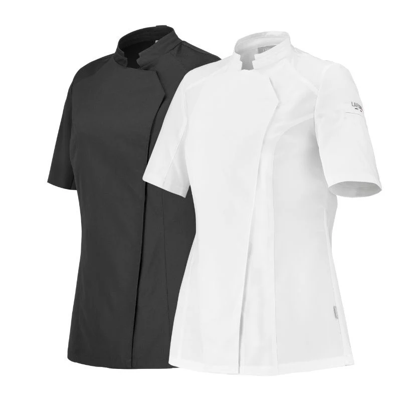 Veste de Cuisine Femme Manches Courtes Nutmeg2 - LAFONT CUISINE - Image 2