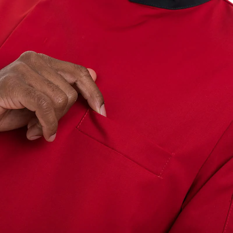 Veste de Cuisine Rouge - ROBUR - Image 6