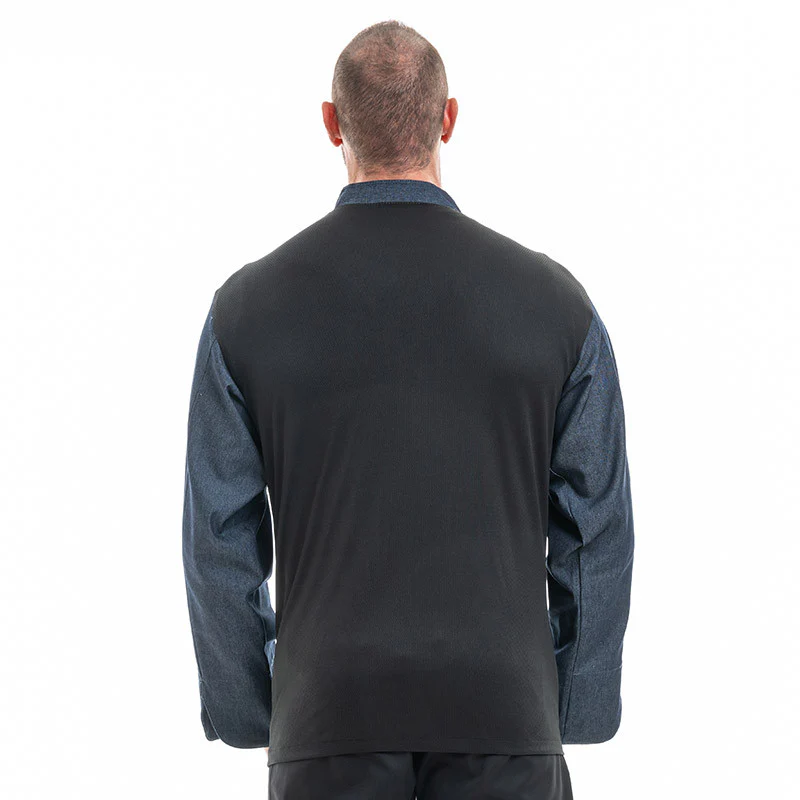Veste de Cuisine Homme Ottavio Manches Longues Jean - EGOCHEF - Image 2
