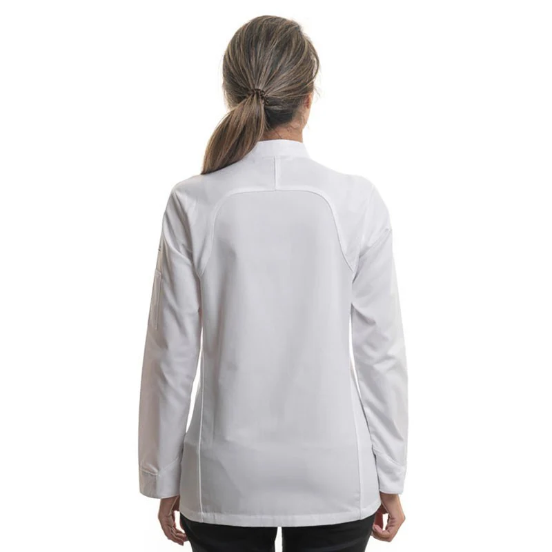 Veste de Cuisine Pepper Blanc Femme - LAFONT CUISINE - Image 4