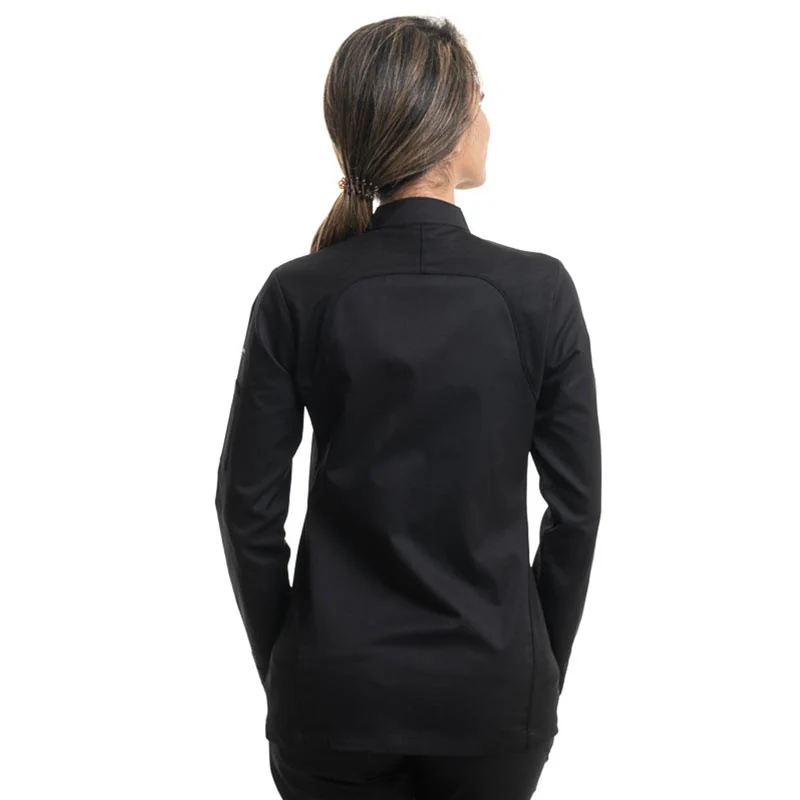 Veste de Cuisine Pepper Noir Femme - LAFONT CUISINE - Image 4