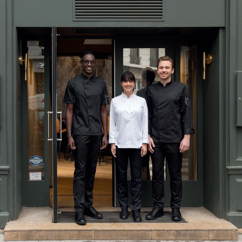 Veste de Cuisine Blanche Femme Greta - ROBUR - Image 6