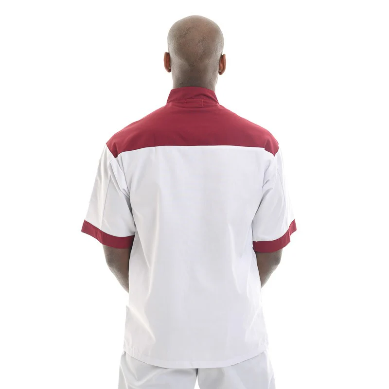 Veste de Cuisine Red Master Manches Coutes - MANELLI - Image 3