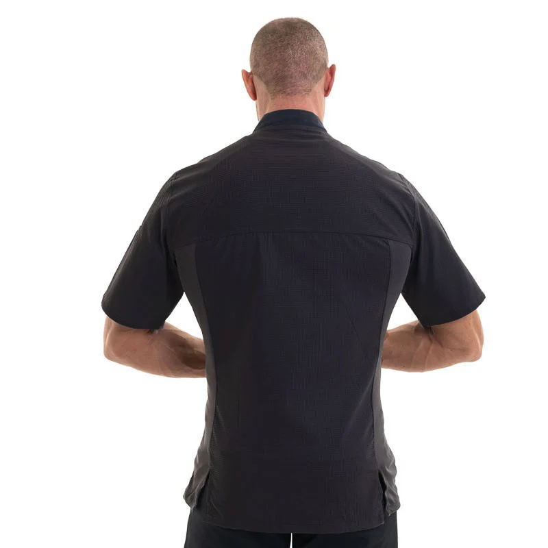 Veste de Cuisine Respirante Noir ML Siaka - ROBUR - Image 4