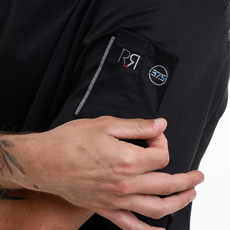 Veste de Pâtissier Nero 37.5 Noire Manches Courtes  - ROBUR - Image 5
