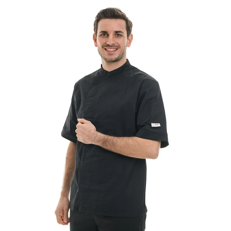 Veste de Pâtissier Noire Classic - MANELLI - Image 2