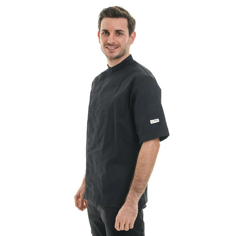 Veste de Pâtissier Noire Classic - MANELLI - Image 3