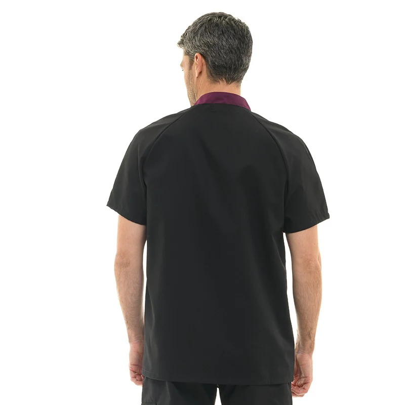 Veste de Pâtissier Noire Duo de Couleur - MANELLI - Image 6