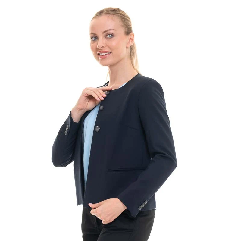 Veste de Service Tailleur Femme Vendome Bleu Marine - LAFONT - Image 3