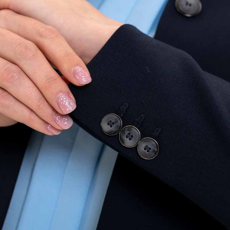 Veste de Service Tailleur Femme Vendome Bleu Marine - LAFONT - Image 6