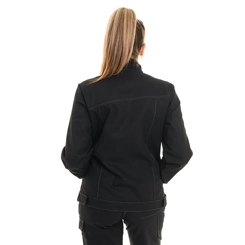 Veste de Travail Femme Citrine Noir - ADOLPHE LAFONT - Image 3