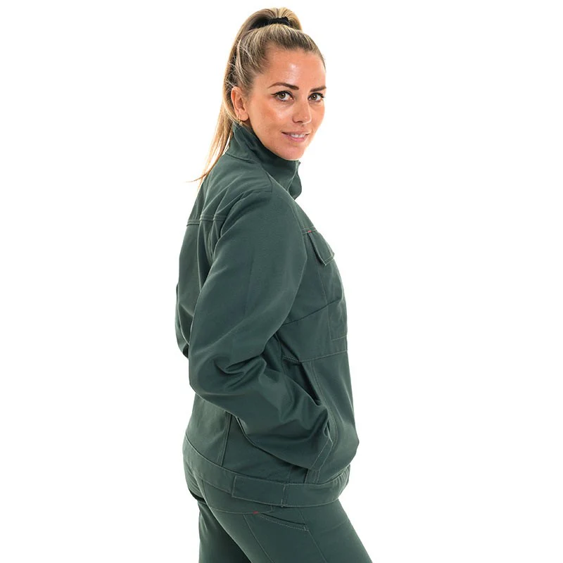 Veste de Travail Femme Citrine Vert Bouteille - ADOLPHE LAFONT - Image 4