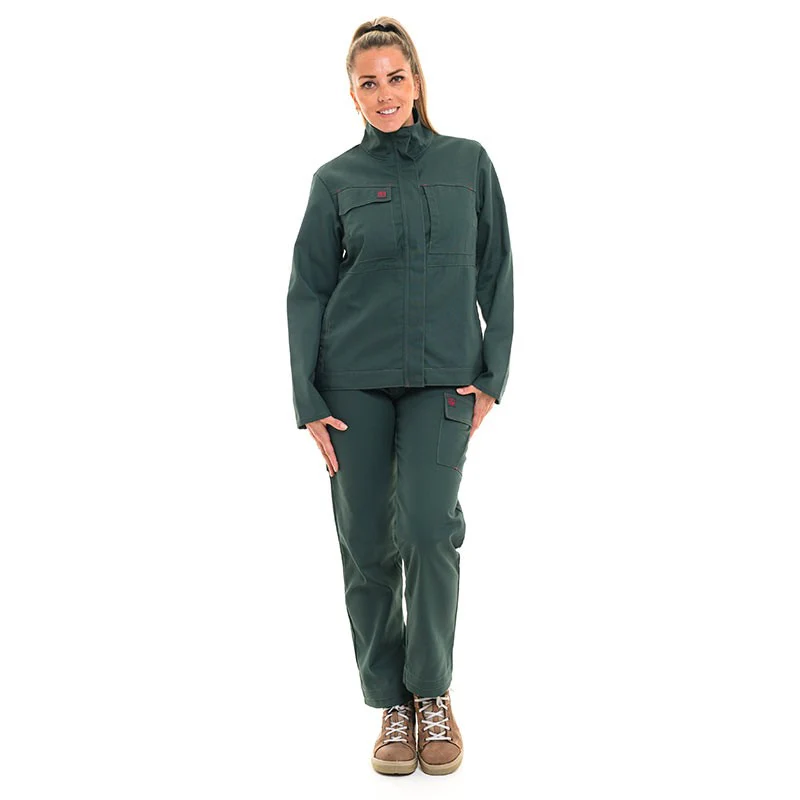 Veste de Travail Femme Citrine Vert Bouteille - ADOLPHE LAFONT - Image 5