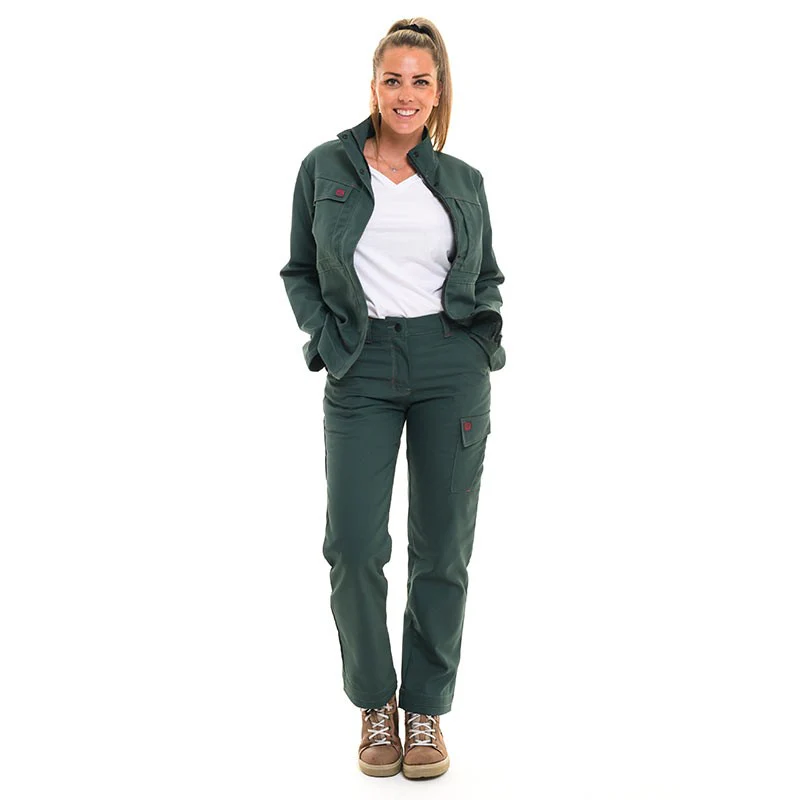 Veste de Travail Femme Citrine Vert Bouteille - ADOLPHE LAFONT - Image 6