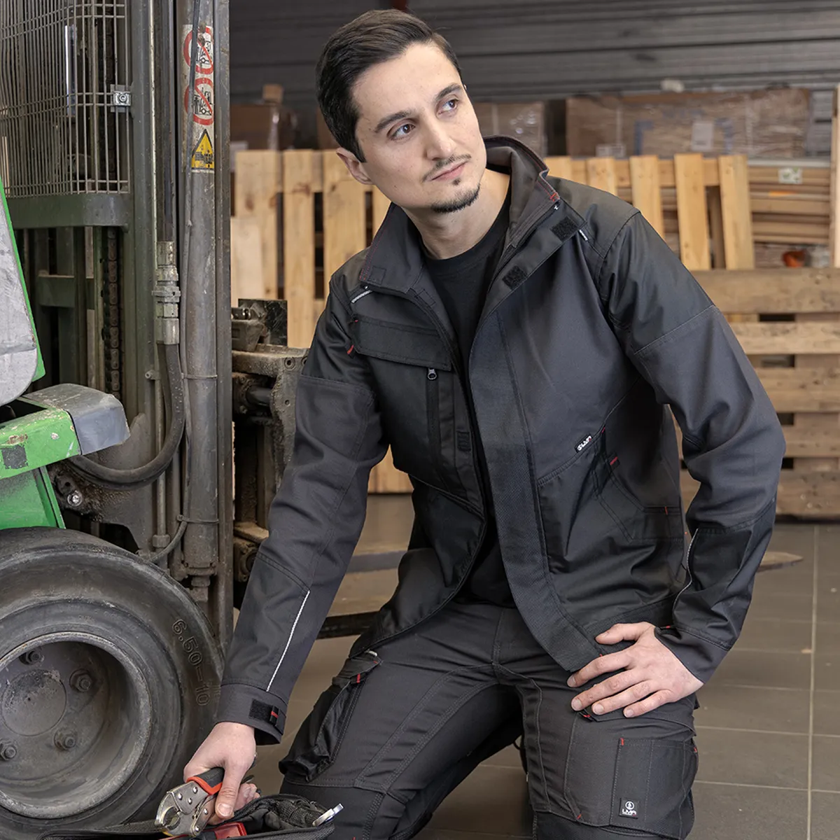 Veste de Travail Homme Multipoches Stretch et Résistante Axone - LMA - Image 5