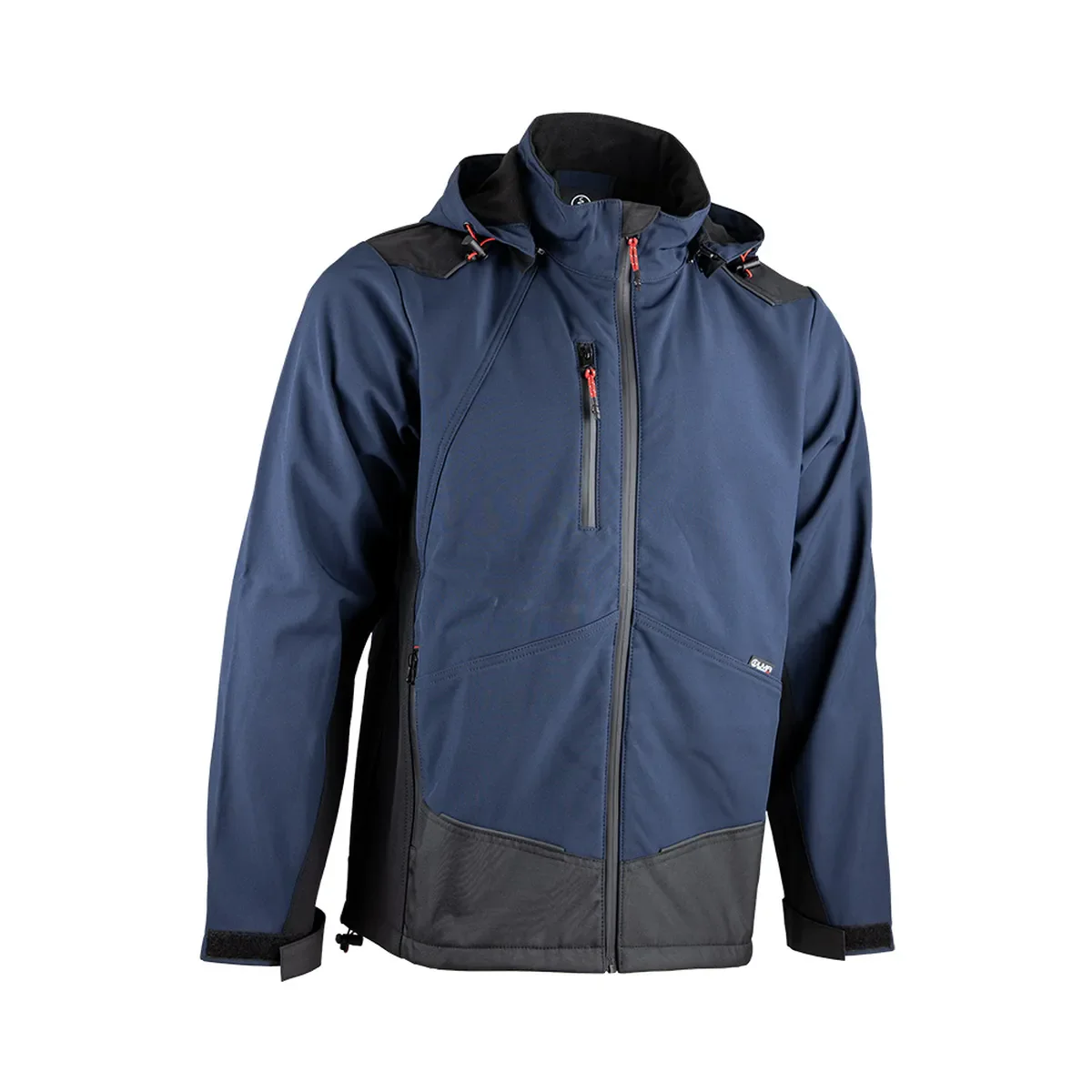 Veste de Travail Homme Softshell Imperméable Respirante à Capuche Amovible - LMA - Image 2