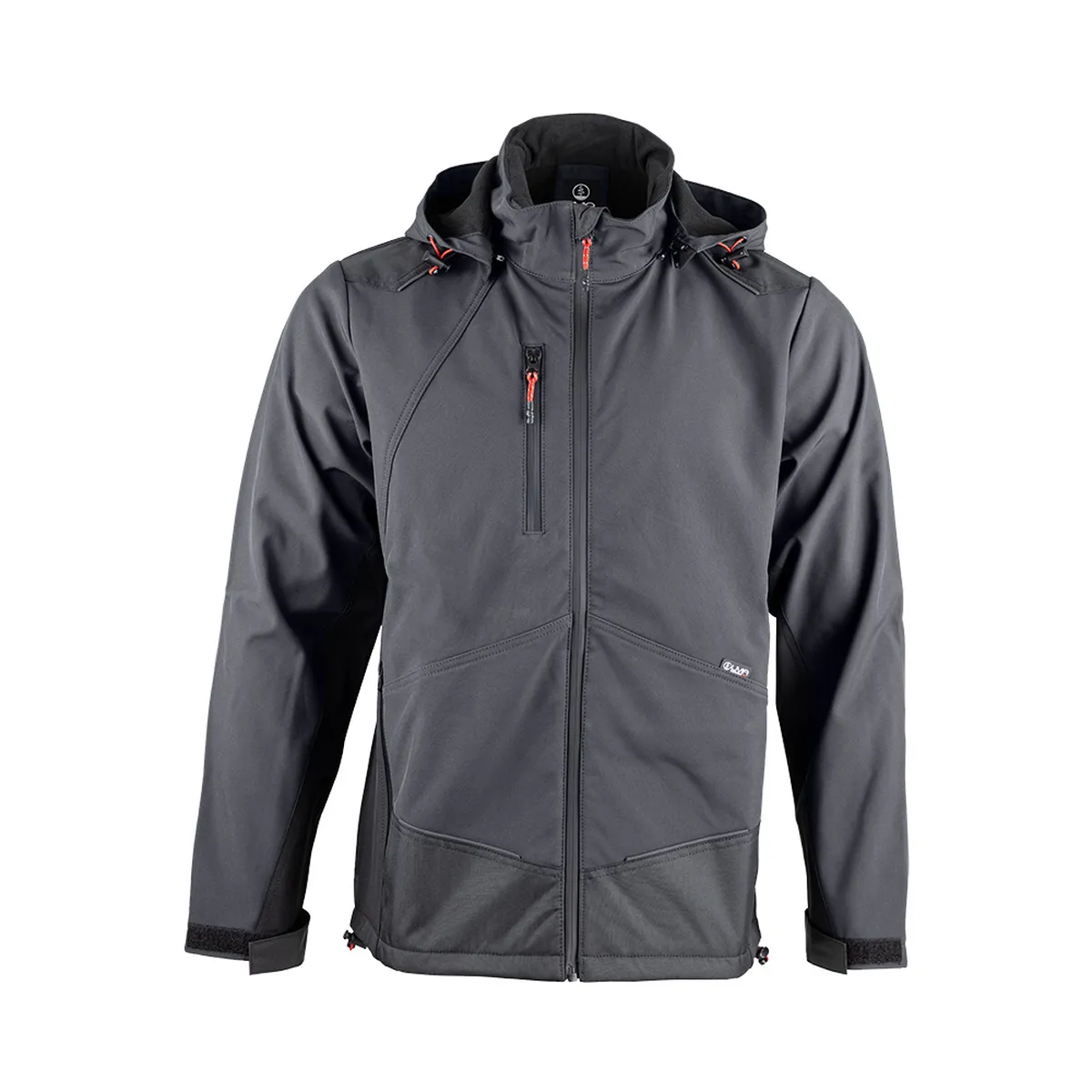 Veste de Travail Homme Softshell Imperméable Respirante à Capuche Amovible - LMA - Image 5