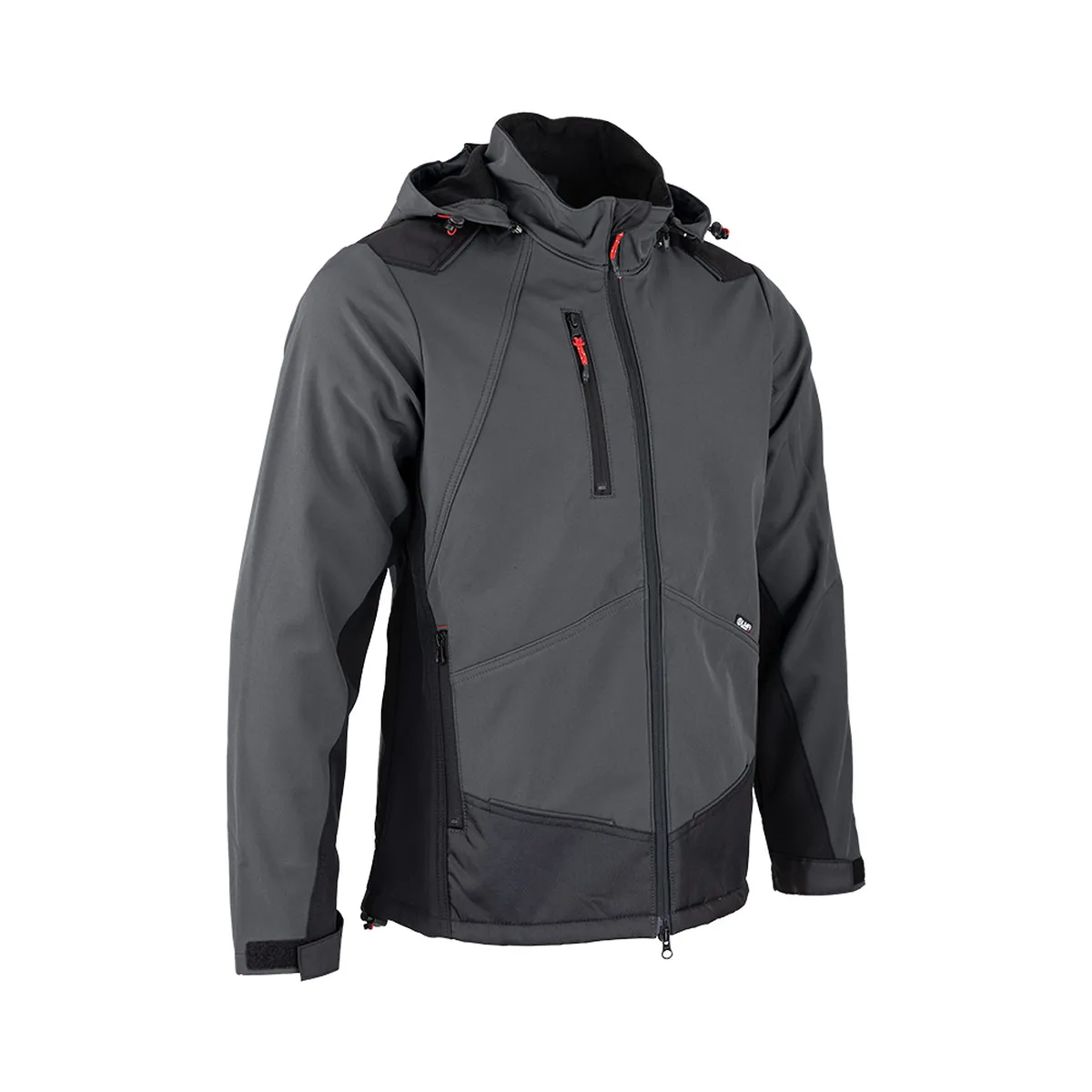 Veste de Travail Homme Softshell Imperméable Respirante à Capuche Amovible - LMA - Image 6