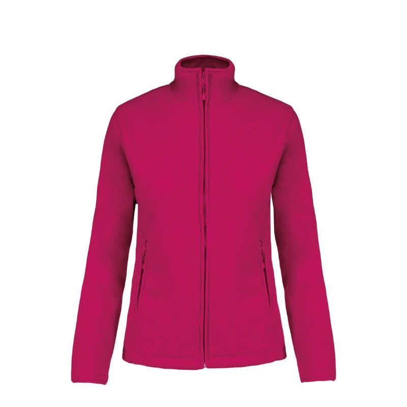 Veste de Travail Micropolaire Zippée Femme Fuchsia - KARIBAN