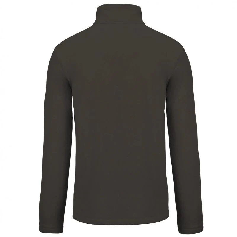 Veste de Travail Homme Micropolaire Zippée Gris Foncé - KARIBAN - Image 2