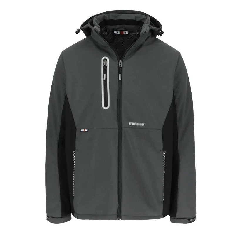Veste de Travail Homme Softshell Doublée Micro-Polaire Taris Kaki - HEROCK - Image 5