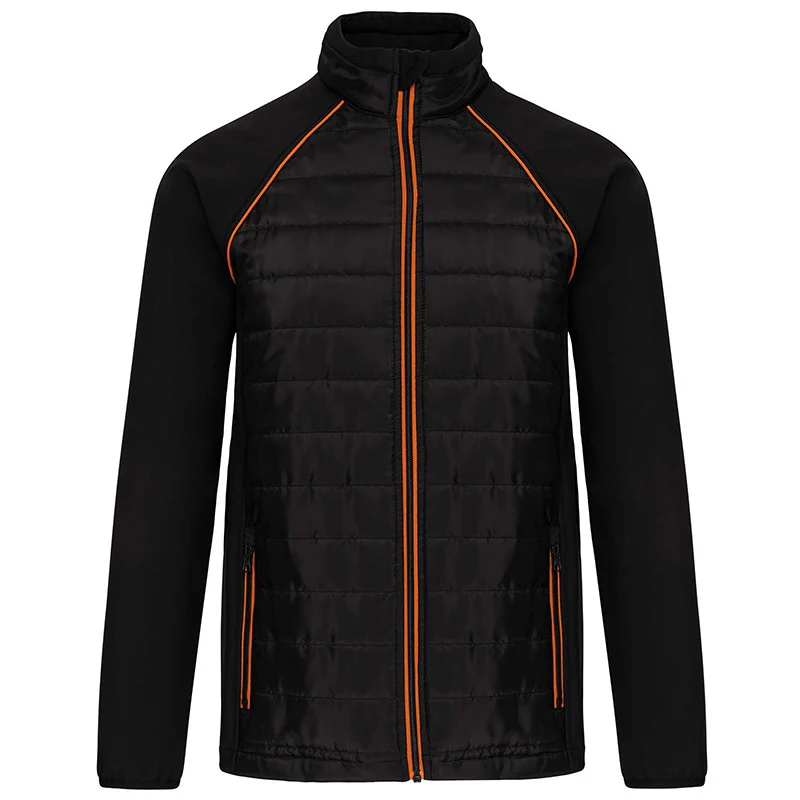 Veste de Travail Homme Softshell Liseré Jaune - KARIBAN - Image 6
