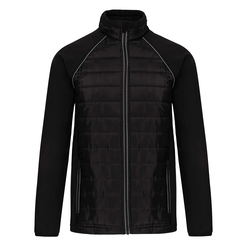 Veste de Travail Homme Softshell Liseré Jaune - KARIBAN - Image 8