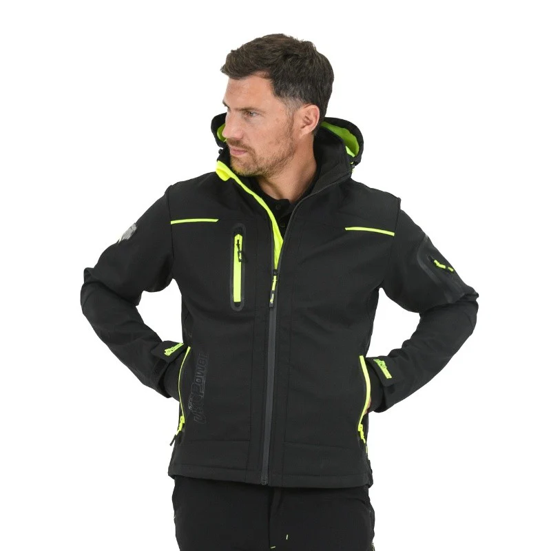 Veste de Travail Homme Softshell Imperméable Space - UPOWER - Image 2
