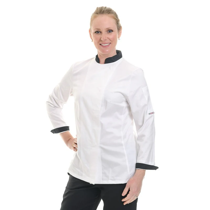 Veste de Cuisine Femme Chanel - EGOCHEF - Image 2
