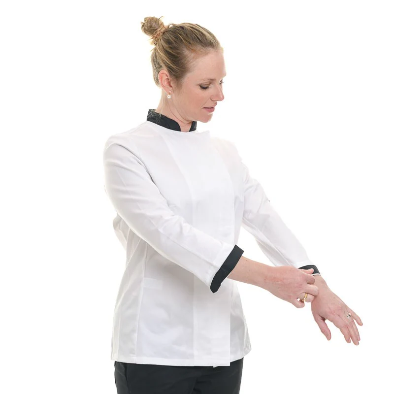 Veste de Cuisine Femme Chanel - EGOCHEF - Image 3