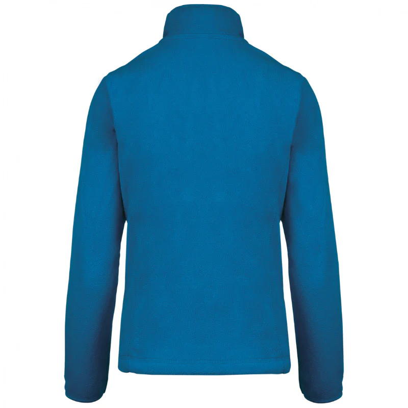 Veste Micro Polaire Femme Légère Bleu Turquoise - KARIBAN - Image 2