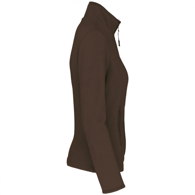 Veste Micropolaire Femme Légère Marron - KARIBAN - Image 3
