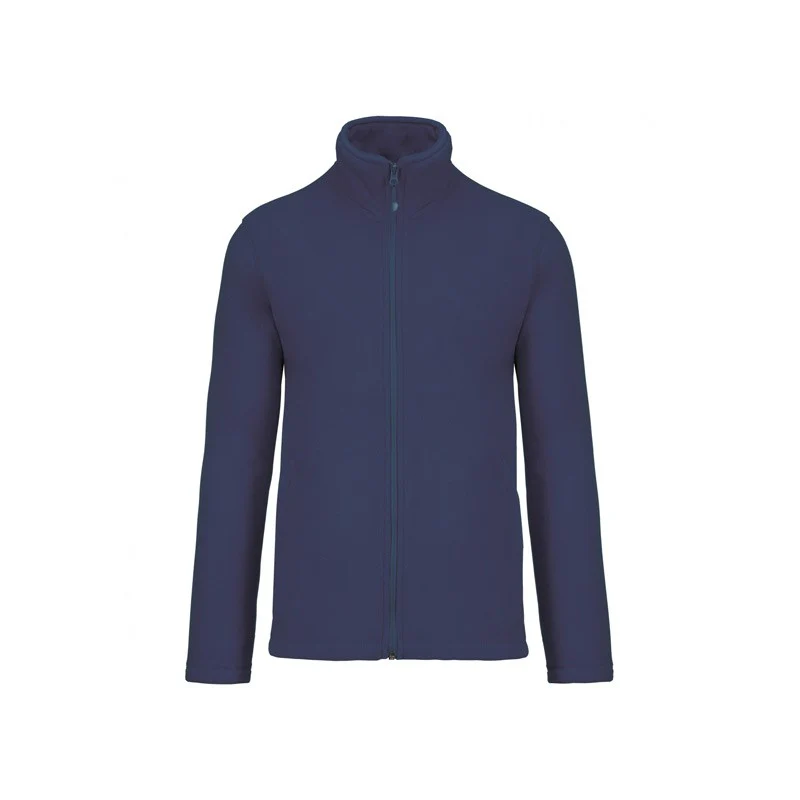 Veste Passe-Couloir Micropolaire Homme Bleu Foncé - KARIBAN
