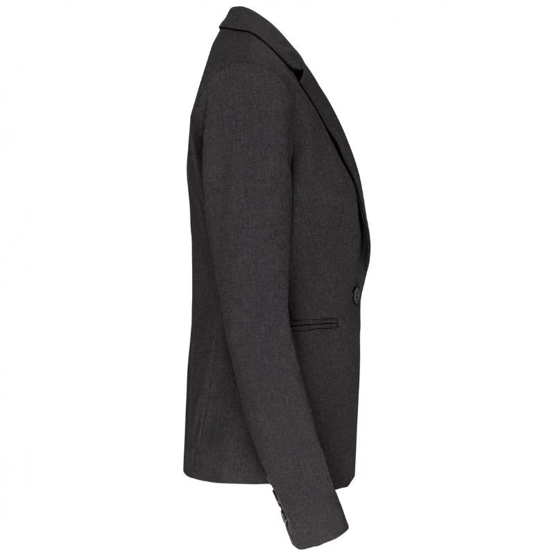 Veste Tailleur de Service Femme Gris - KARIBAN - Image 3